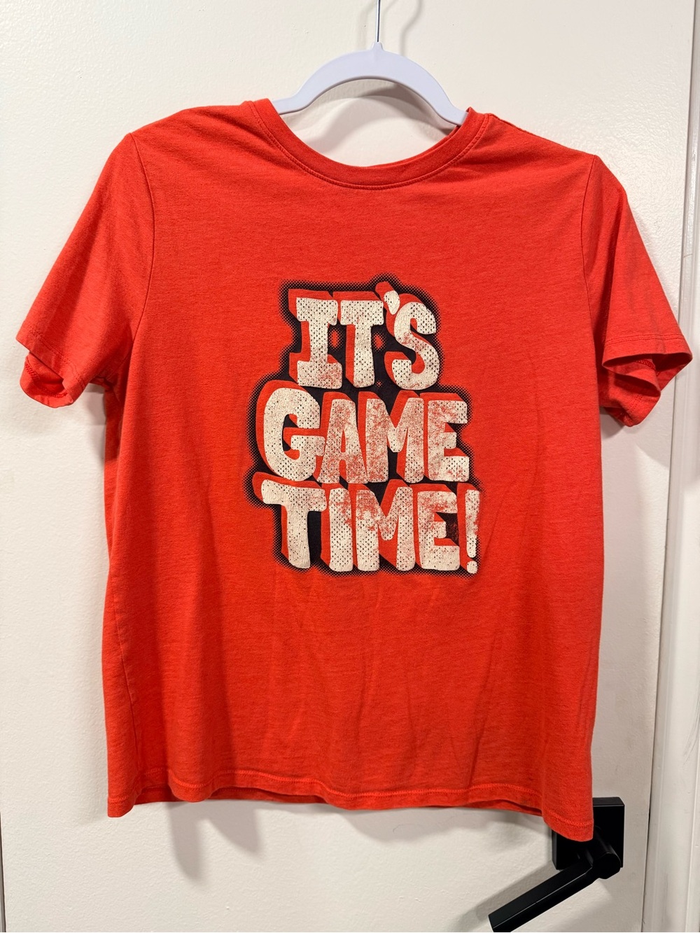Cat & Jack Orange "It's Game Time!" Graphic Tee
